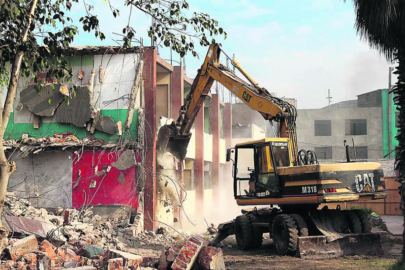 Lima Metropolitana: 71 colegios públicos en demolición 