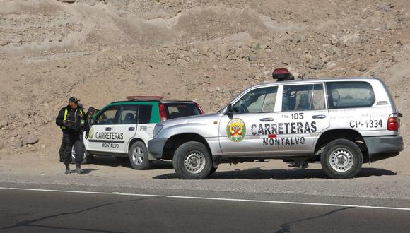 Automóvil vuelca camino hacia Arequipa