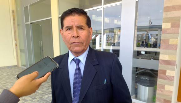 Secretario de defensa del Sindicato Único de Trabajadores de Salud de la Dirección Regional de Salud de Tacna Bernardino Pacompía. (Foto: GEC)