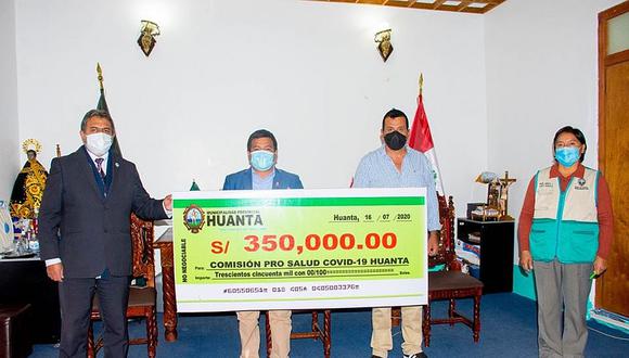 Huanta: municipalidad entrega 350 mil soles para planta de oxígeno