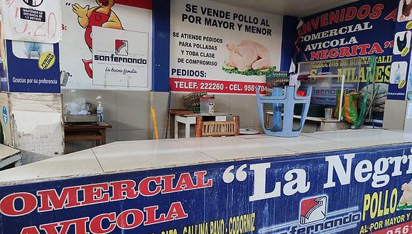 Escasea el pollo en el mercado arenales por bloqueo de Panamericana Sur