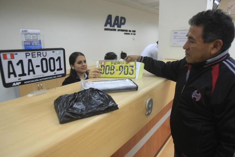 MTC: no habrá prórroga para cambio de placas de rodaje