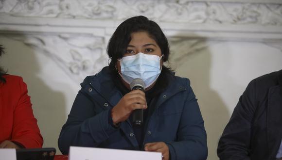 Betssy Chávez fue elegida congresista por Perú Libre como representante de Tacna. (Foto: Archivo GEC)