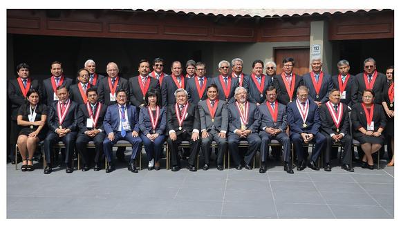 Presidentes de todas las cortes del país se reúnen en Trujillo 