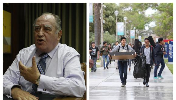 Ántero Flores Aráoz mostró su parecer ante el cierre de universidades. Collage: Correo / GEC