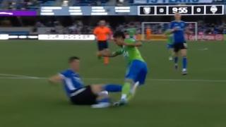 Ruidíaz sufrió brutal falta en la MLS y calificó de “abusivo” a infractor (VIDEO)