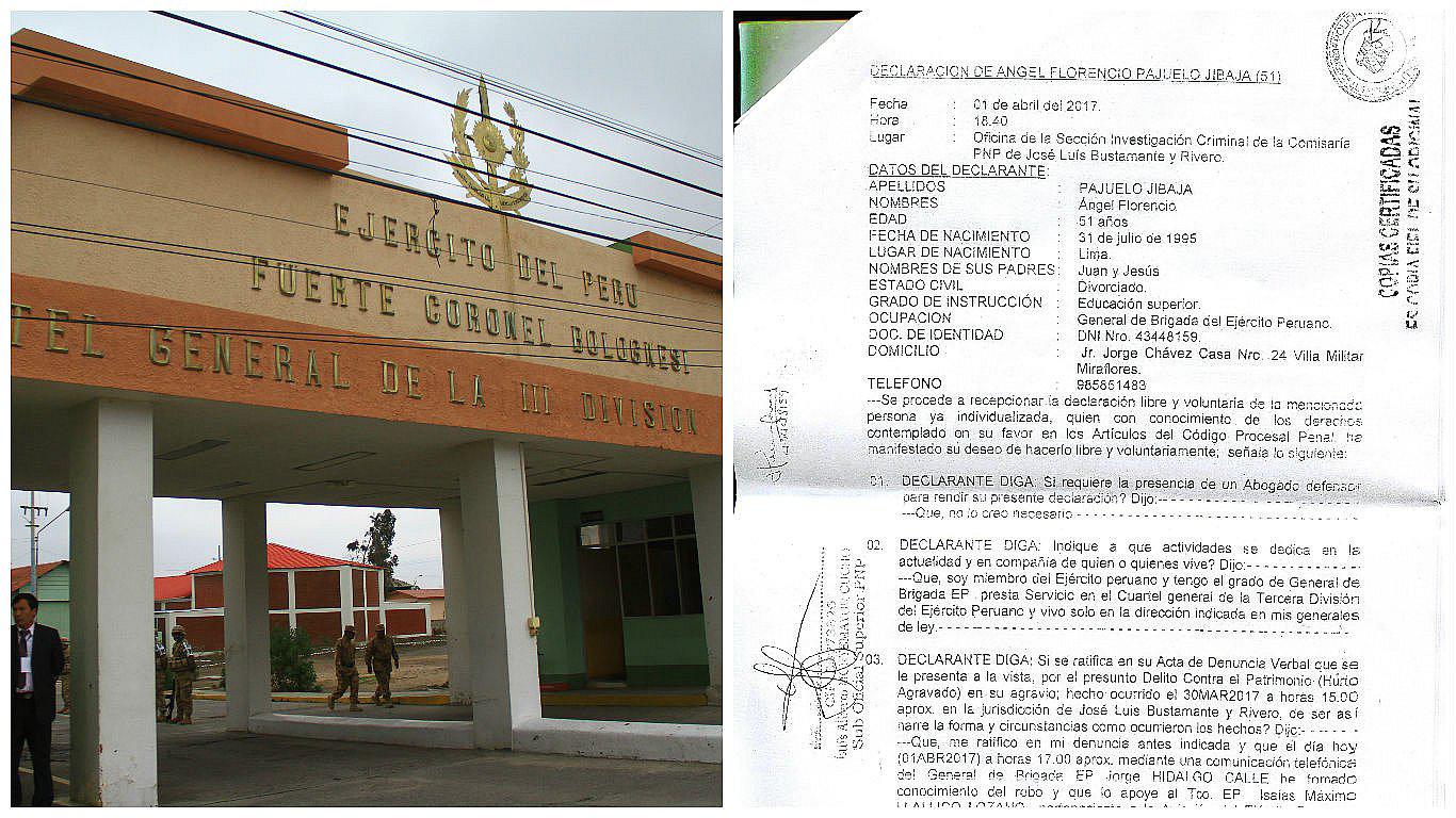 Arequipa: Roban hangar de sede militar en La Joya y lo venden por 15 mil soles