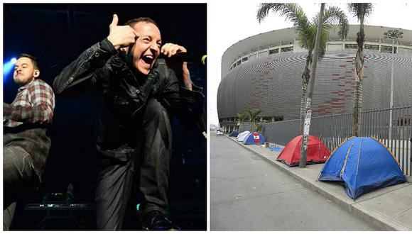 Linkin Park: faltan 9 días para concierto y fans ya acampan en el Nacional 