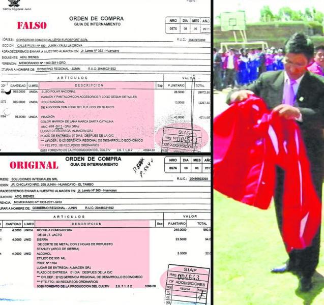 Chilca: Falsifican documentos para ganar buena pro