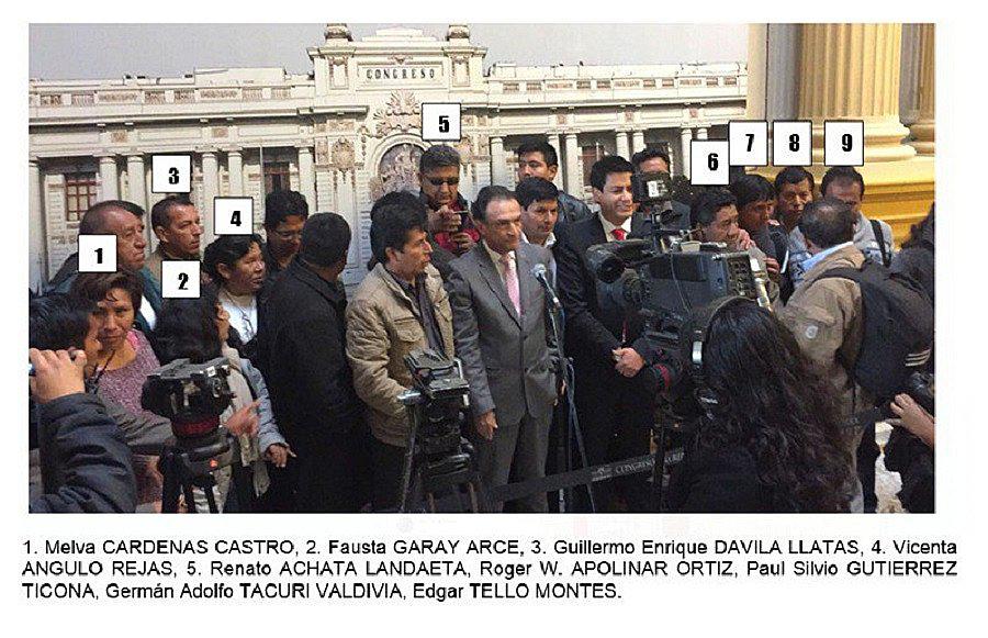 Denuncian que congresista Becerril hizo conferencia junto a maestros vinculados al Movadef