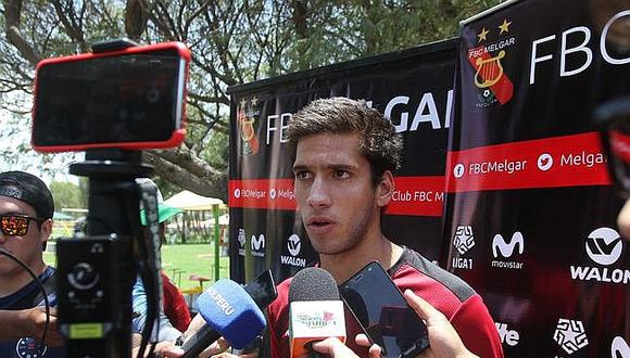 Emilio Saba quiere debutar y ganarse un lugar en el primer equipo de Melgar