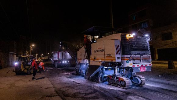La Municipalidad de Lima indicó que los trabajos de mantenimiento en la avenida Condorcanqui demandan una inversión aproximada de un millón y medio de soles. (Foto: MML)