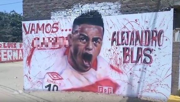 Inmortalizan a Christian Cueva en mural de Trujillo tras clasificación para Rusia 2018 (VIDEO) 