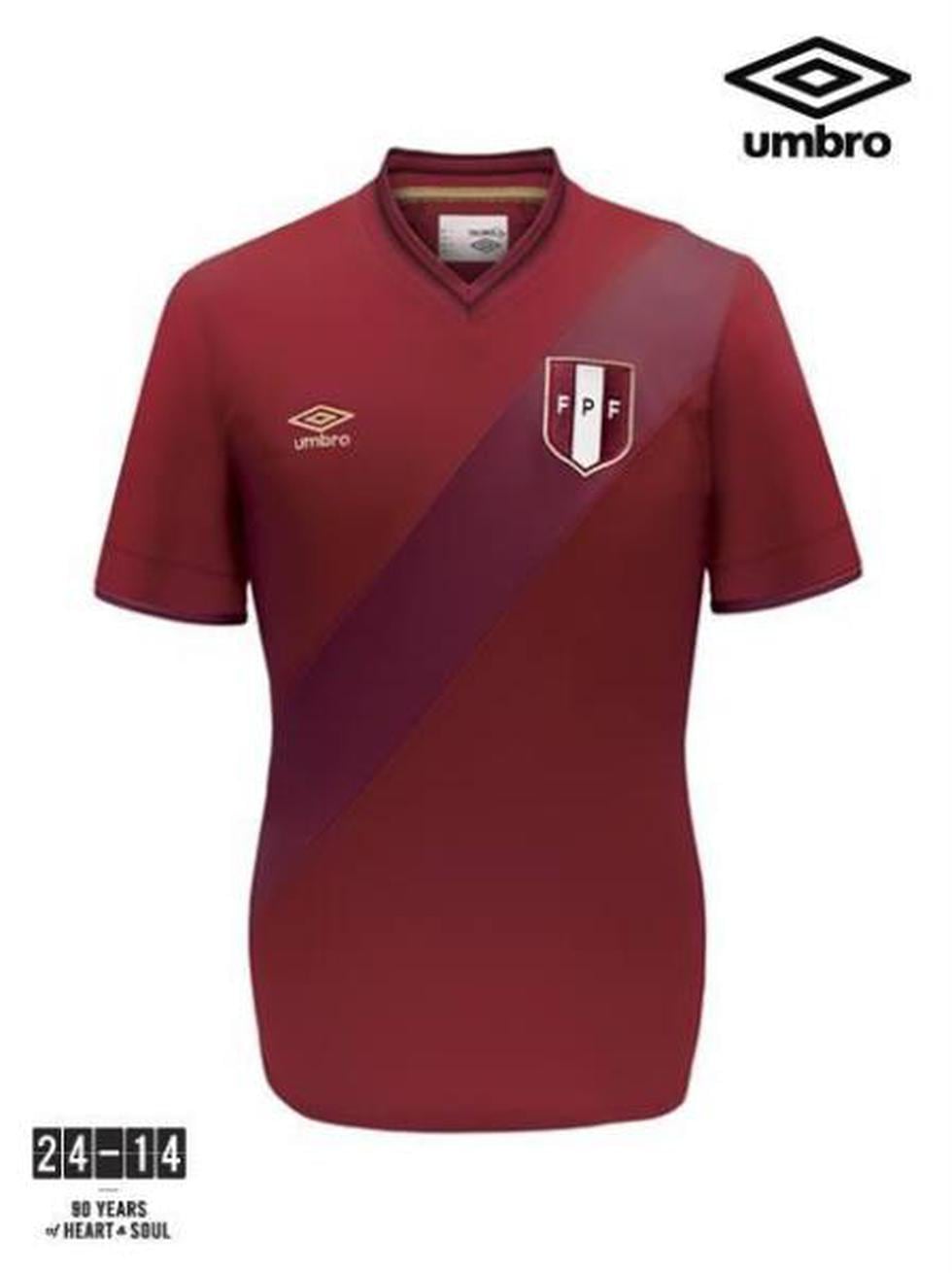 Conoce la nueva camiseta de la Selección Peruana