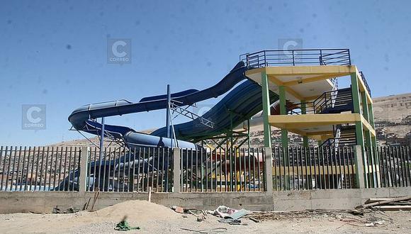 Tacna: Observan peritaje a piscina en Parque Acuático de Alto de la Alianza