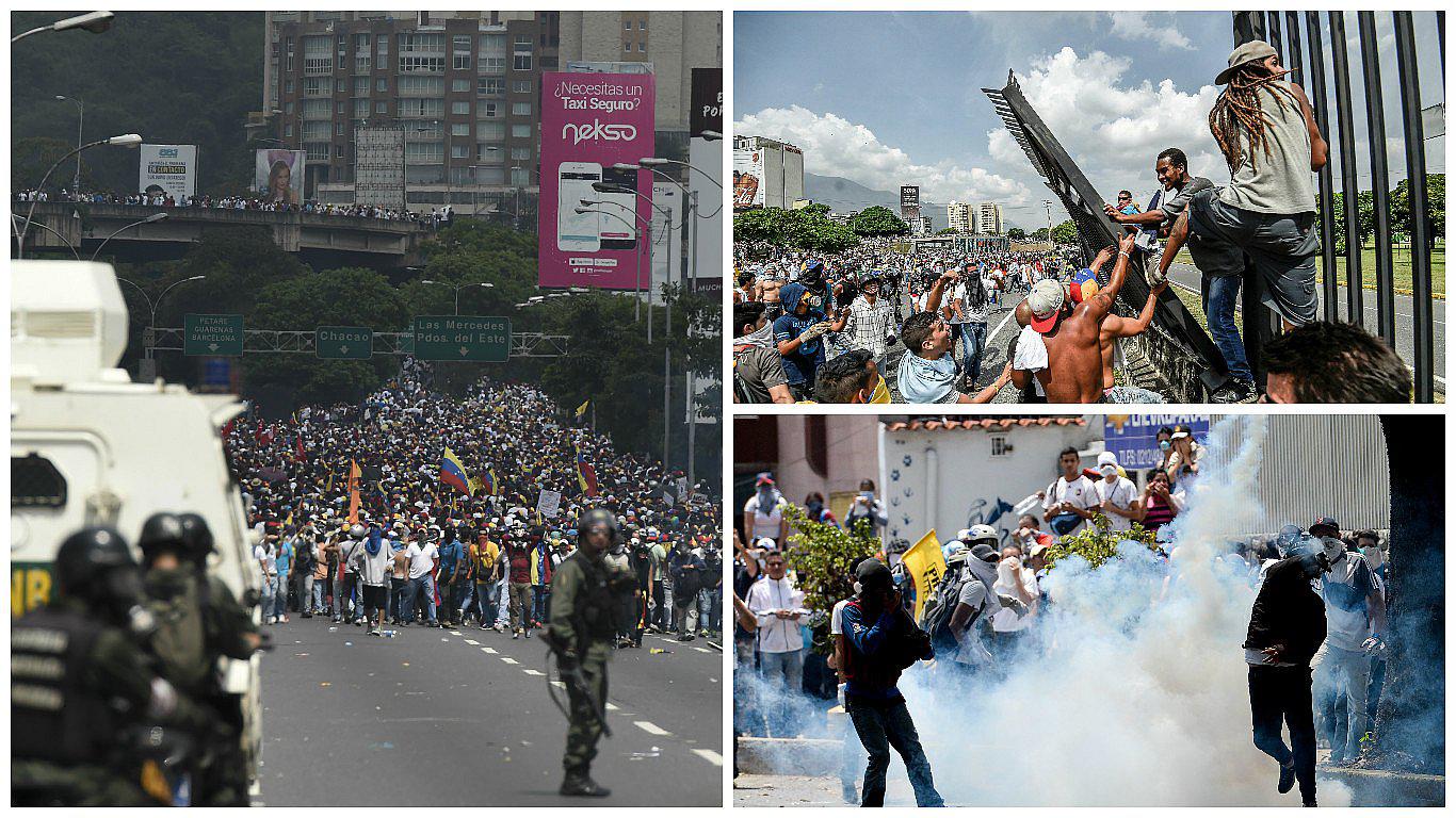 Venezuela: Protestas contra Maduro dejan tres muertos y más de 57 heridos (VIDEO)