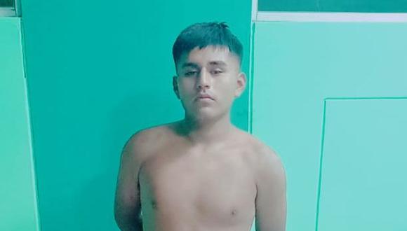La Policía detuvo a Carlos Palacios Calizaya (18) en la Asociación Vista Alegre. (Foto: Difusión)