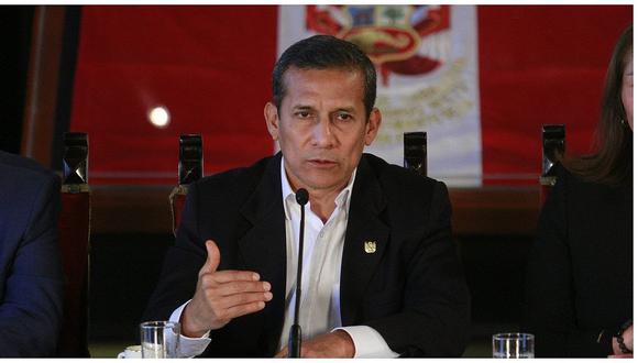 ​Expresidente Humala asistirá mañana a Comisión de Defensa del Congreso