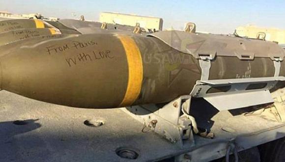 ​"De París, con amor": el mensaje escrito en los misiles de Estados Unidos