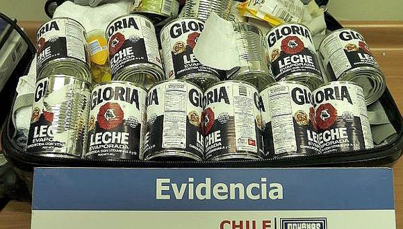 Peruanos intentaban pasar droga oculta en tarros de leche en Arica