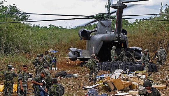 Colombia: Mueren 17 militares en un accidente de helicóptero (VIDEO)