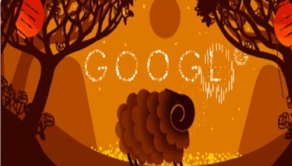 Google lanza doodle sobre Año Nuevo Chino 2015