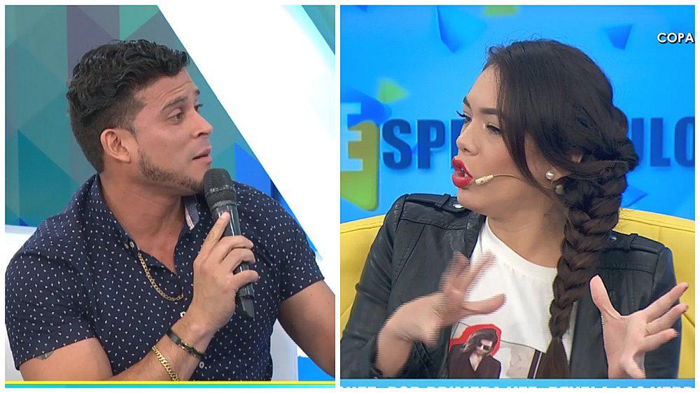 Jazmín Pinedo le recuerda su pasado a Christian Domínguez y lo deja mal en vivo (VIDEO)