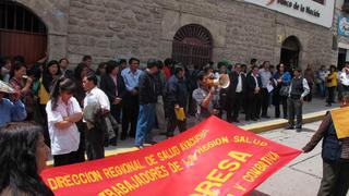 Ayacucho: Trabajadores de salud de movilizan por reconstrucción de hospital