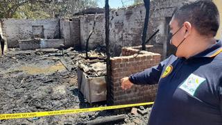 Ica: Incendio acaba con la vida de tres niñas en San Juan Bautista