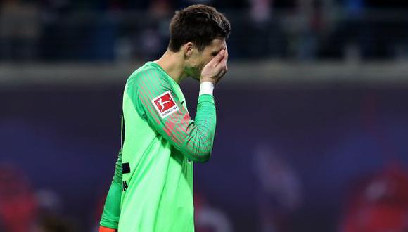 Rune Jarstein falló y permitió el gol de Leipzig para el 2-1 parcial. (Foto: AFP)