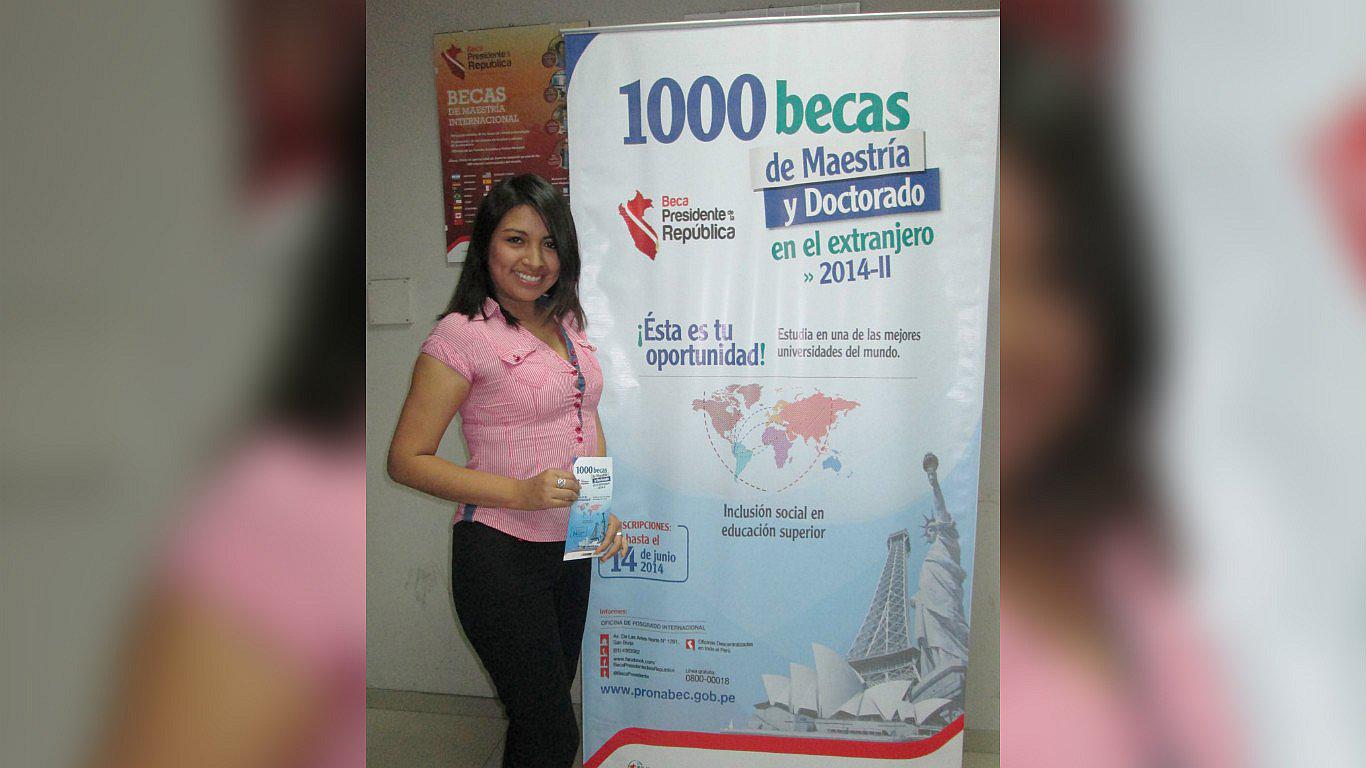 Pronabec: Exbecaria de Universidad de Barcelona compartirá experiencia en Tacna