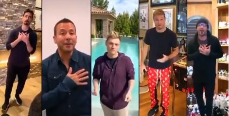 Los Backstreet Boys se reúnen de forma virtual para concierto (Foto: Instagram)