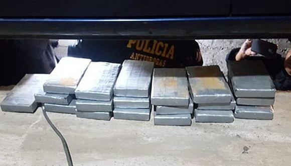 ​Detienen a tres personas con 30 kilos de droga en Arequipa