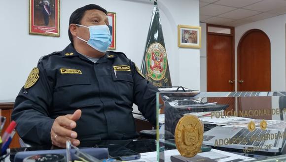 Estrategias   El jefe del Frente Policial de Ica indica que se plantearán estrategias anti delictivas.