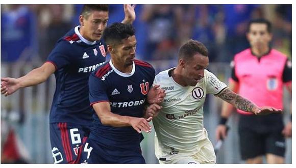 ​Universitario de Deportes perdió 2-1 ante la U. de Chile (VIDEO)