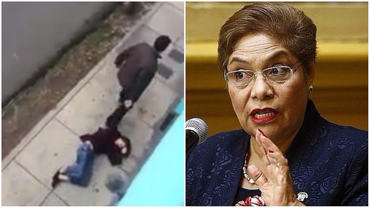 Luz Salgado condena agresión en Miraflores y le recuerdan derogación de ley de violencia de género