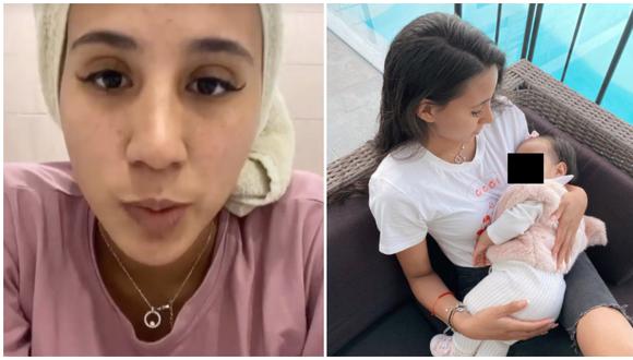 Samahara Lobatón revela que su hija tuvo problemas de salud. (Fotos: Instagram)