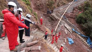 Construyen escalinatas y muros de contención en asentamientos humanos de Cusco (FOTOS)