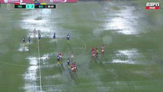 El árbitro paralizó el Boca vs. Independiente a falta de dos minutos para el final debido a la incesante lluvia