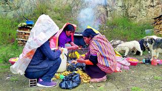 La vida en los cerros Huancayo donde se come dos o tres veces por semana 