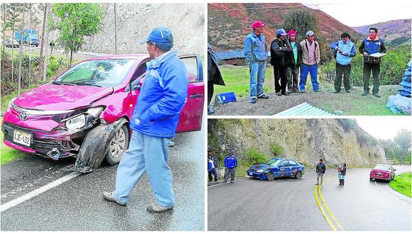 Huancavelica: ​Familia se salva tras sufrir accidente en Huando