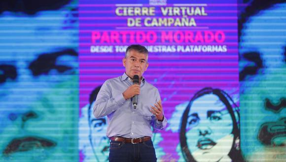 El Partido Morado estaría superando la valla para tener a varios representantes en el Congreso. (Foto: Giancarlo Ávila)