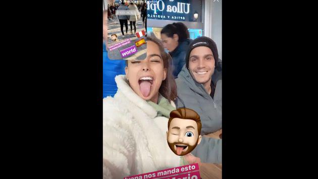 Mario Irivarren e Ivana Yturbe juntos en Madrid. (Imagen: Instagram)