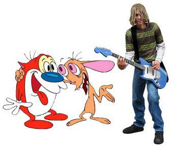 Kurt Cobain escribió canción para "Ren & Stimpy"