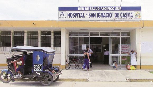 Hospital San Ignacio de Casma en crisis por falta de guantes y jeringas