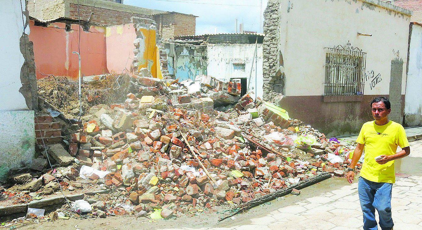 Lambayeque: Casas se derrumban en Chiclayo y la región vuelve a ser azotada por lluvias