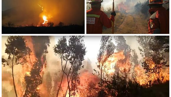 YouTube: Así son los incendios forestales en Cusco