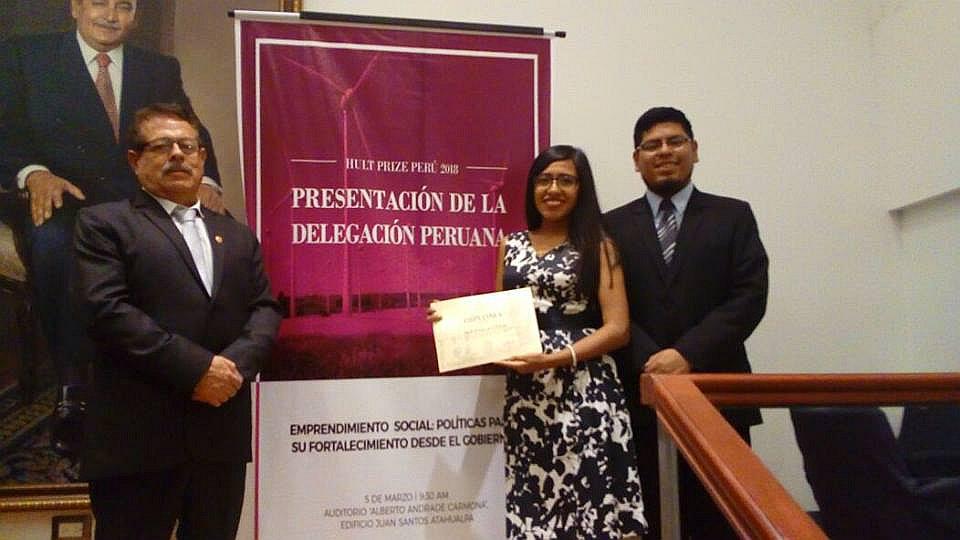 Congreso reconoció a estudiantes basadrinos de evento Hult Prize