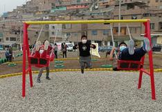 San Juan de Lurigancho: implementan juegos recreativos en parque con armas de fuego incautadas y fundidas