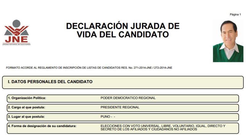 Quintanilla Chacon consigna en hoja de vida 14 inmuebles